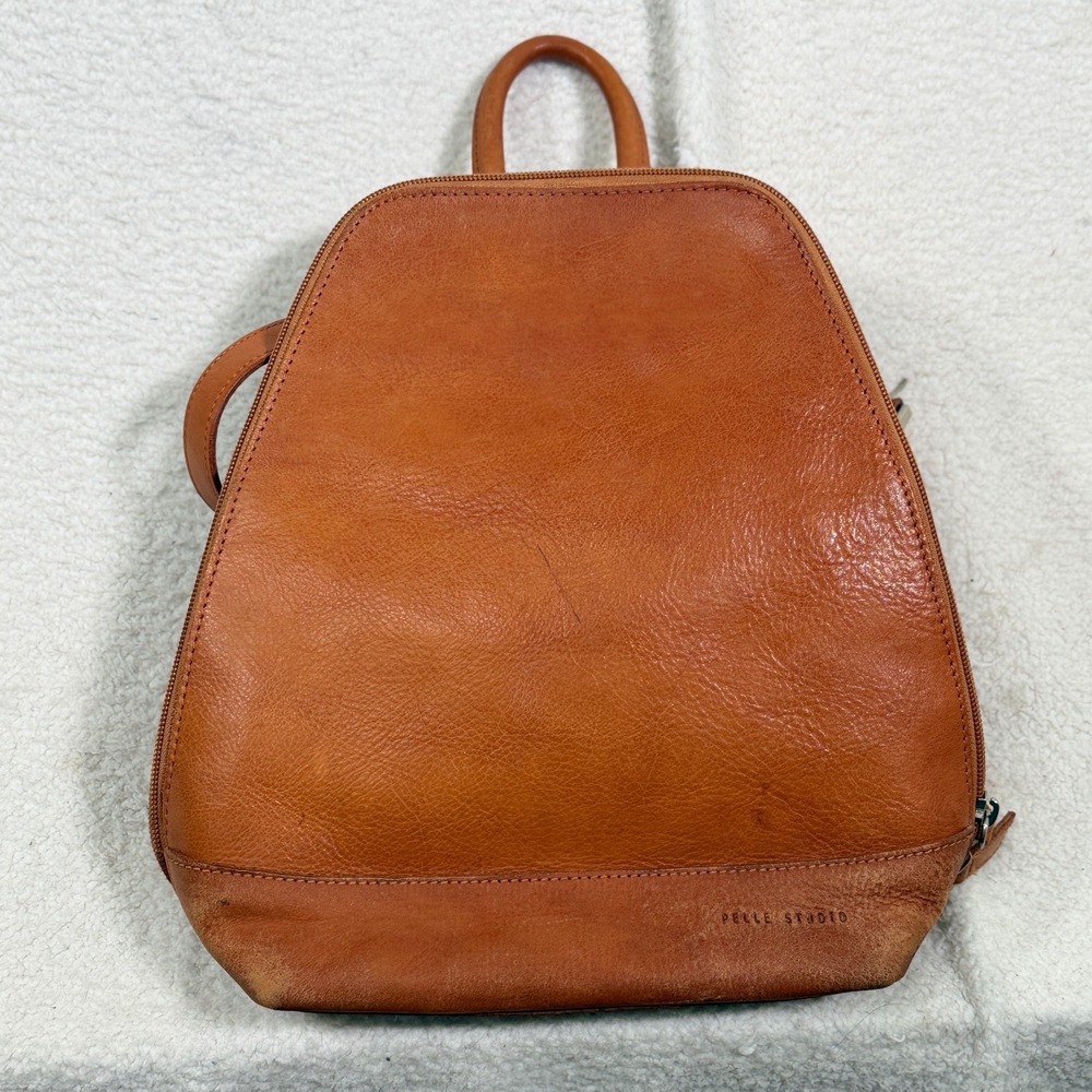 Wilson Pelle Studio Leather Purse Brown Backpack